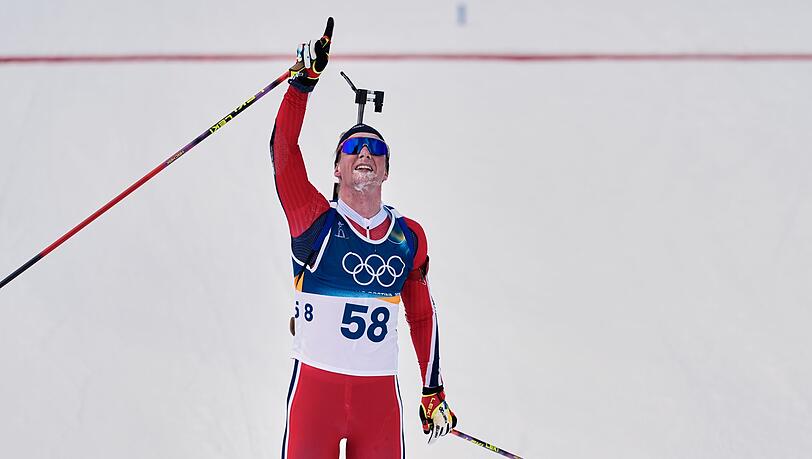 Johan-Olav Botn erlebt einen besonders emotioanlen Moment.