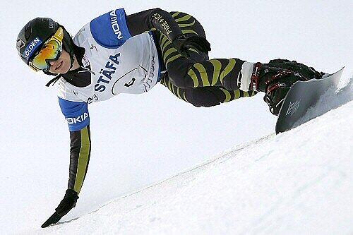 Snowboard-Ass Amelie Kober.
