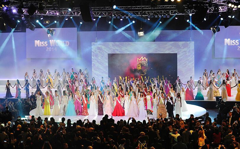 Das Finale der "Miss World" fand in London statt.