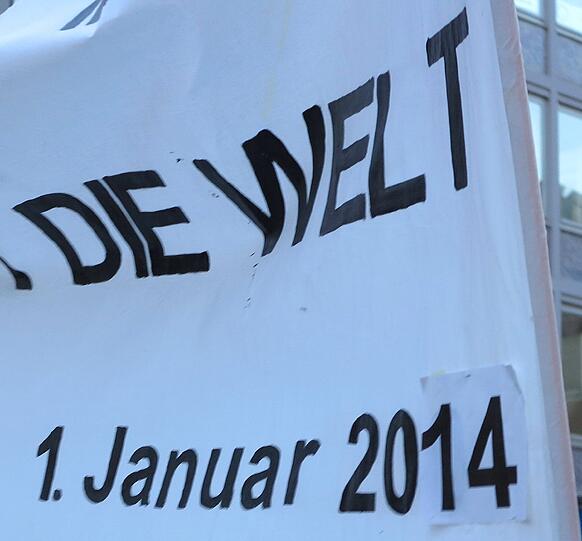 ... am ersten Januar statt.