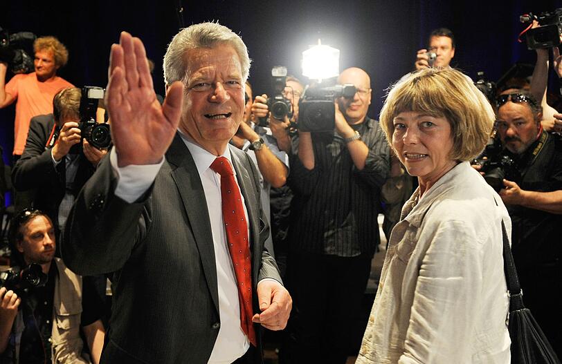 Gauck und seine Lebensgefährtin Daniela Schadt.