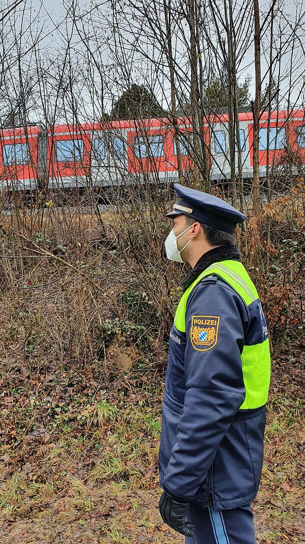 Am Dienstag vor Ort: Benjamin Castro Tellez, Sprecher der Münchner Polizei. Am Dienstag vor Ort: Benjamin Castro Tellez, Sprecher der Münchner Polizei.