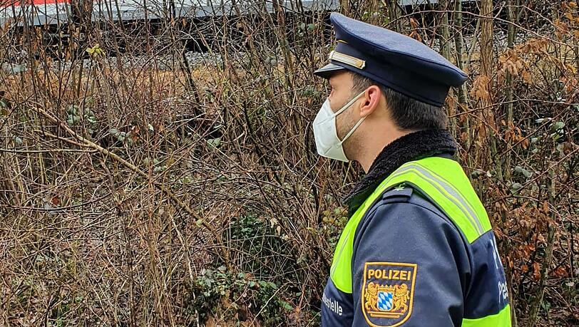 Am Dienstag vor Ort: Benjamin Castro Tellez, Sprecher der Münchner Polizei.