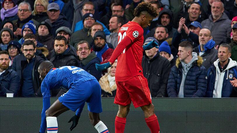 Unmittelbar nach dem verhängnisvollen Sprint: Kingsley Coman.