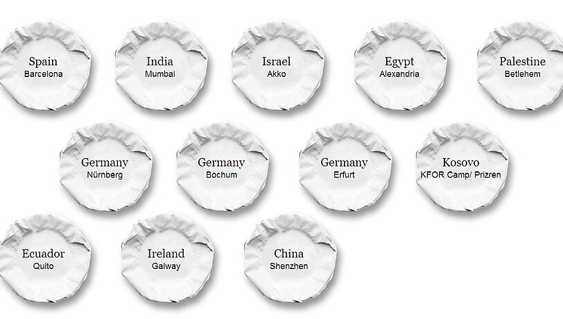 Hier überall war das Kunstprojekt schon zu Gast. München fehlt noch auf der Liste.