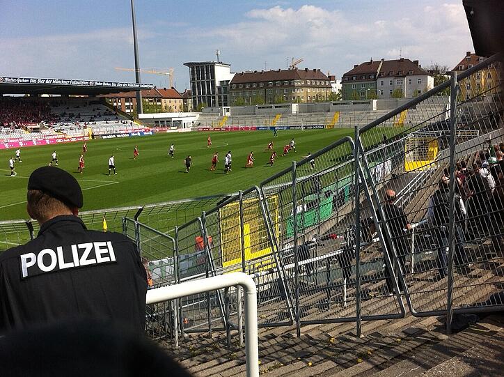 AZ-Leser Andreas Grewe schoss diesen Schnappschuss im Grünwalder Stadion.