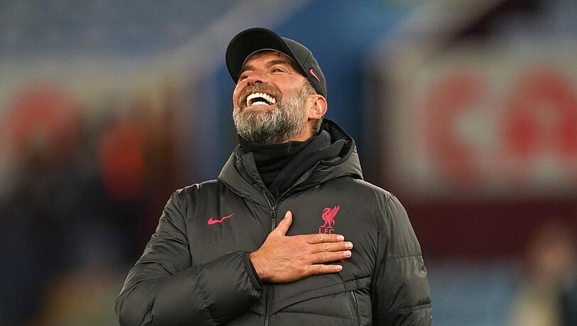 Liverpools Trainer Jürgen Klopp war nach dem Sieg gegen Aston Villa zufrieden.