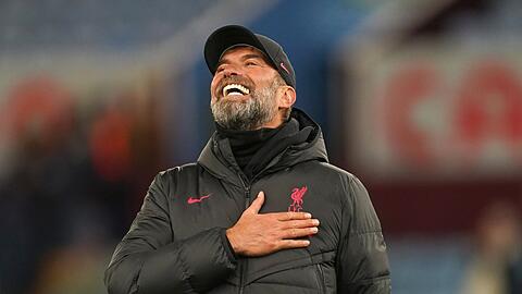 Liverpools Trainer Jürgen Klopp war nach dem Sieg gegen Aston Villa zufrieden.