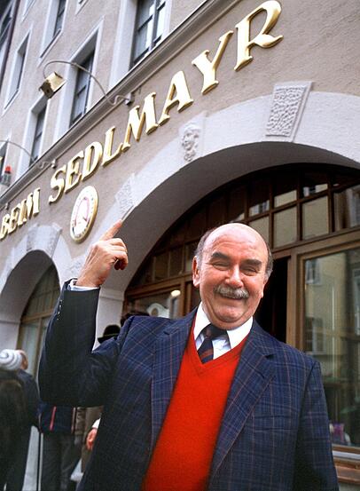 Berühmter Namensgeber: Volksschauspieler Walter Sedlmayr. Berühmter Namensgeber: Volksschauspieler Walter Sedlmayr.