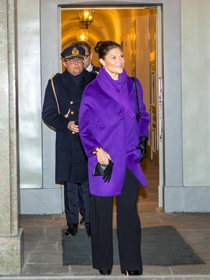 Kronprinzessin Victoria von Schweden eröffnete die "Nobel Week Lights" in Stockholm.