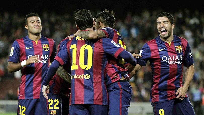 Der FC Barcelona feierte gegen den FC Getafe ein 6:0-Schützenfest. Der FC Barcelona feierte gegen den FC Getafe ein 6:0-Schützenfest.