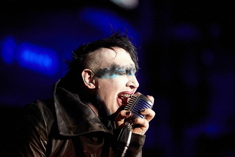 Ebenfalls am Start gewesen: Marilyn Manson.