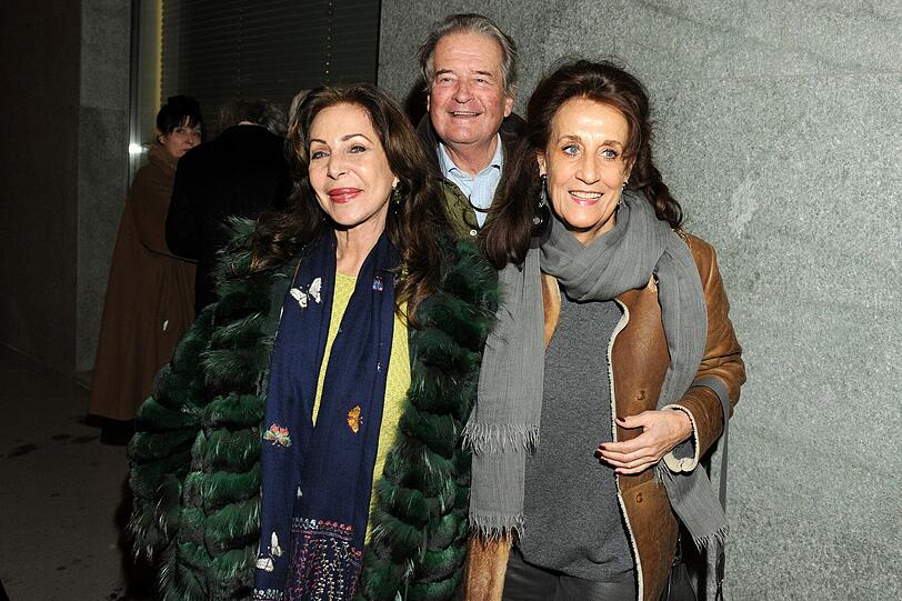Marta Brivio Sforza Marquesa und Graf Fidelius Rehbinder mit Frau Renate.
