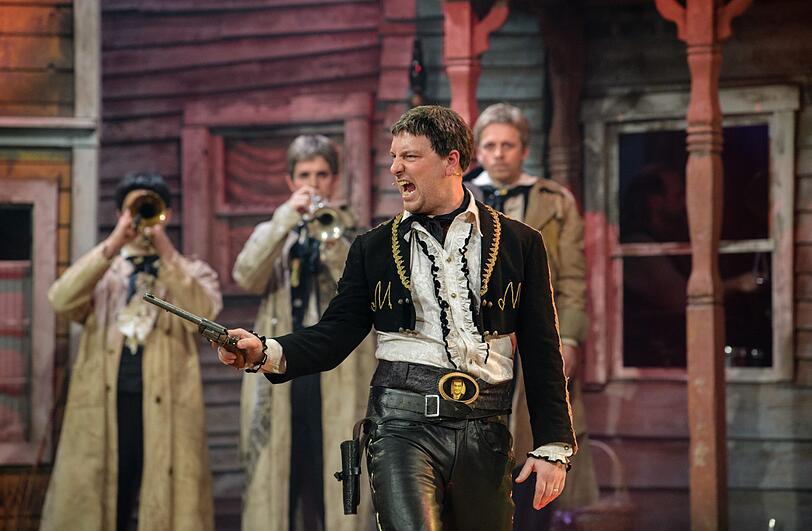 Das Singspiel präsentierte sich dieses Jahr im Western-Look.