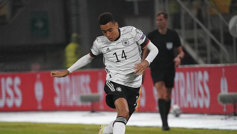 Neun Länderspiele, ein Tor: DFB-Juwel Jamal Musiala.