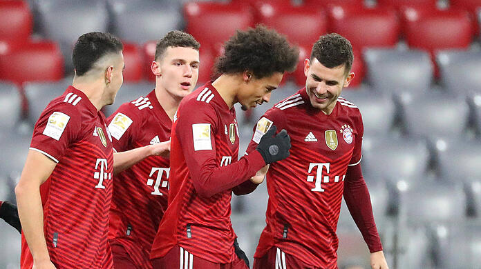 Auch dank eines Doppelpacks von Leroy Sané feierten die Bayern einen erfolgreichen Jahresabschluss.