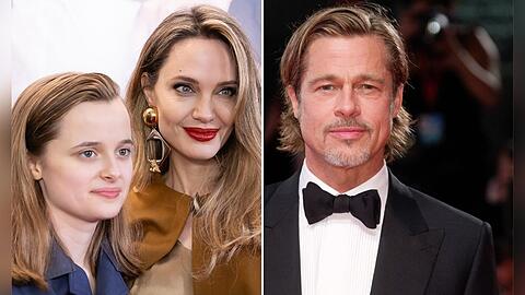 Bei der Premiere von "The Outsiders" im April in New York zeigten sich Vivienne und Angelina Jolie vertraut. Den Nachnamen ihres Vaters Brad Pitt hat die 15-Jährige im Programmheft abgelegt.