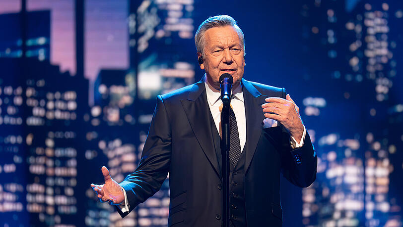 Schlagerstar Roland Kaiser trat in der "Giovanni Zarrella Show" gleich zweimal auf.