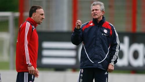 "Franck will Erfolg": Trainer Jupp Heynckes (r.) über Ribéry. "Franck will Erfolg": Trainer Jupp Heynckes (r.) über Ribéry.
