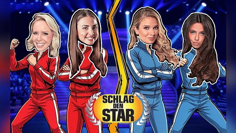 Isabell Edvadsson und Ekaterina Leonova (l.) steigen am Samstag gegen Lola Weippert und Vanessa Mai in den Ring.