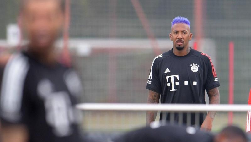 Bayerns Jérôme Boateng nimmt an einer Trainingseinheit teil.