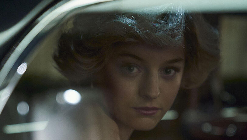 Emma Corrin als Lady Di in "The Crown". Emma Corrin als Lady Di in "The Crown".
