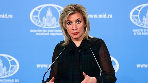 Die russische Außenamtssprecherin Sacharowa hat die EU in eine Reihe mit Nazi-Deutschland gestellt (Archivbild).