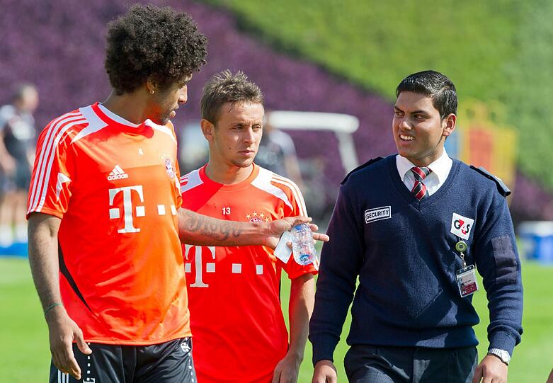 Der FC Bayern am vierten Trainingstag in Doha.