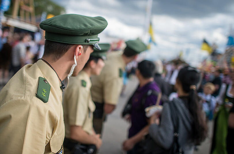 Die Polizei hat auf der Wiesn viel zu tun.