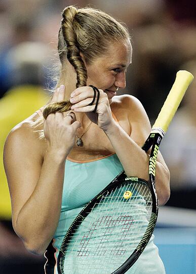 Kateryna Bondarenko aus der Ukraine.