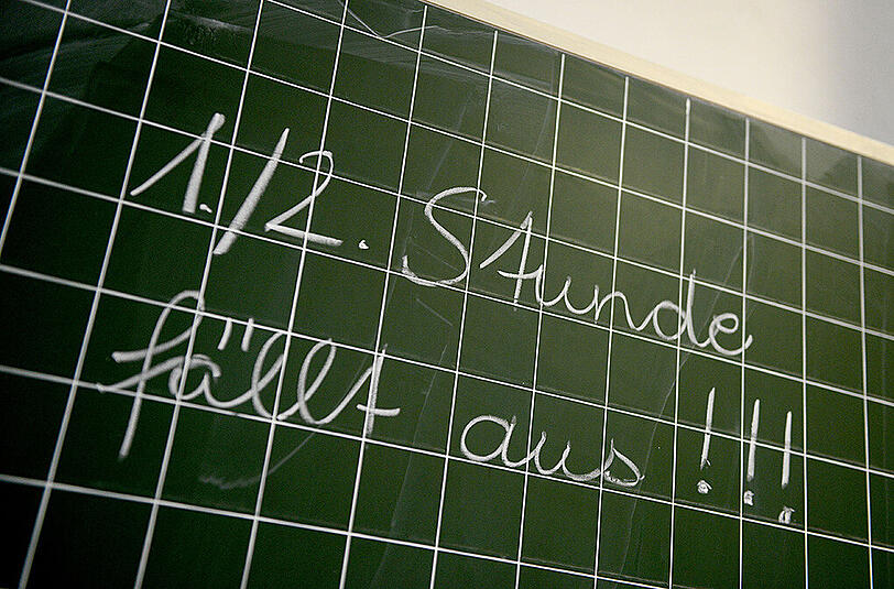 Ab Montag soll an deutschen Schulen der Unterricht teilweise ausfallen.