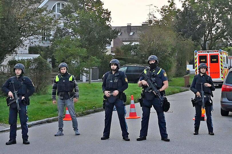 Der Einsatzort wurde weiträumig abgesperrt.