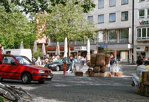 Am Rotkreuzplatz sollen auch mal am Sonntag die Läden öffnen.