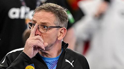 Der Auftritt des DHB-Teams bereitete Handball-Bundestrainer einige Sorgenfalten.