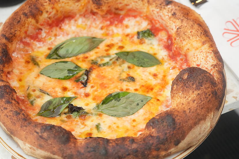 Der Klassiker: Die Pizza Margherita kostet in Vollaths Pizza-Bar 9 Euro.