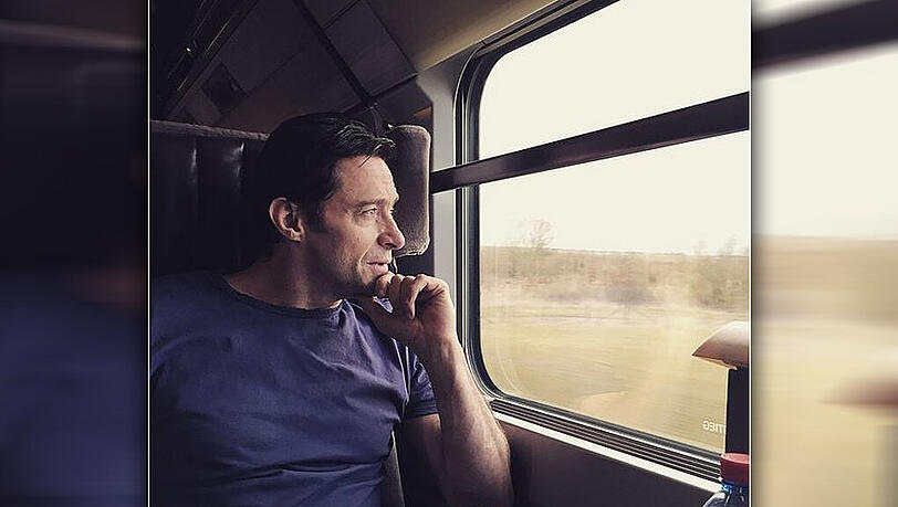 Auf seiner Werbe-Tour für seinen neuen Film "Chappie" war Hugh Jackmann mit dem Eurostar unterwegs. Auf seiner Werbe-Tour für seinen neuen Film "Chappie" war Hugh Jackmann mit dem Eurostar unterwegs.