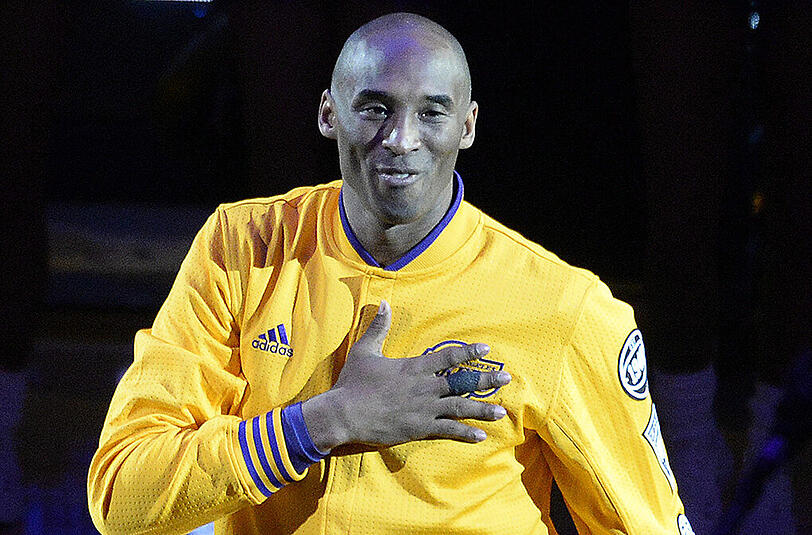 Basketball-Legende Kobe Bryant vor seinem letzten Spiel.