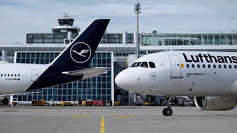 Lufthansa-Maschinen am M&uuml;nchner Flughafen. (Symbolbild)