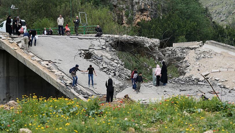 Israel hat im S&uuml;dlibanon auch Stra&szlig;en und Br&uuml;cken zerst&ouml;rt. (Archivbild)