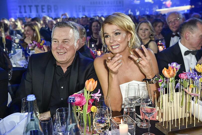 Franziska van Almsick und Lebensgefährte Jürgen B. Harder