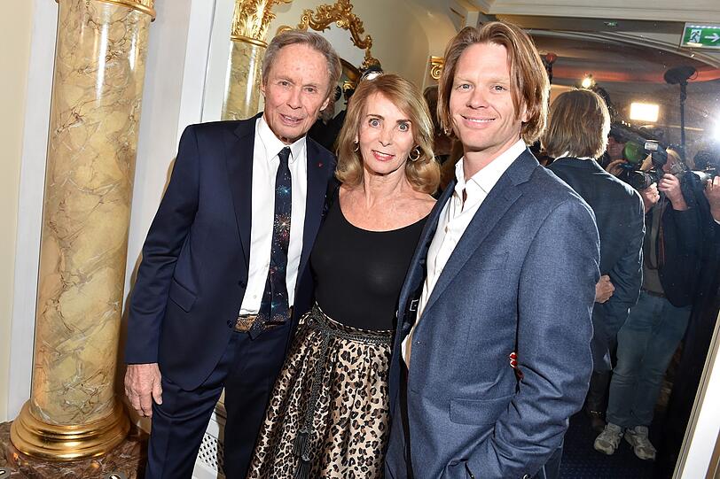 Peter Kraus mit Frau Ingrid und Sohn Mike