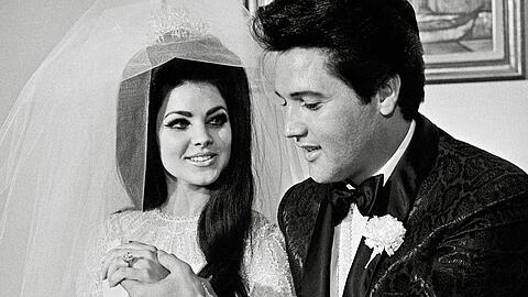 Priscilla und Elvis Presley heirateten 1967 in Las Vegas.