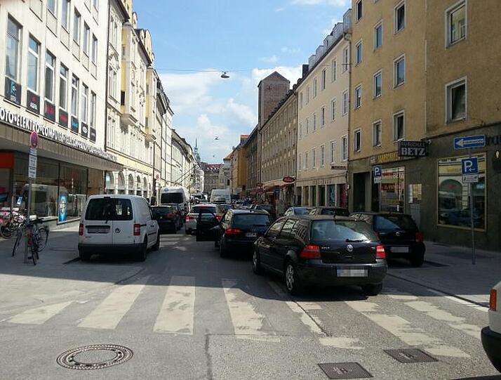 Dieses Bild kann man hier fast täglich aufnehmen.