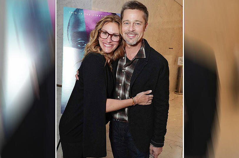 Brad Pitt zeigte sich erstmals seit September bei einem öffentlichen Auftritt - mit Julia Roberts.