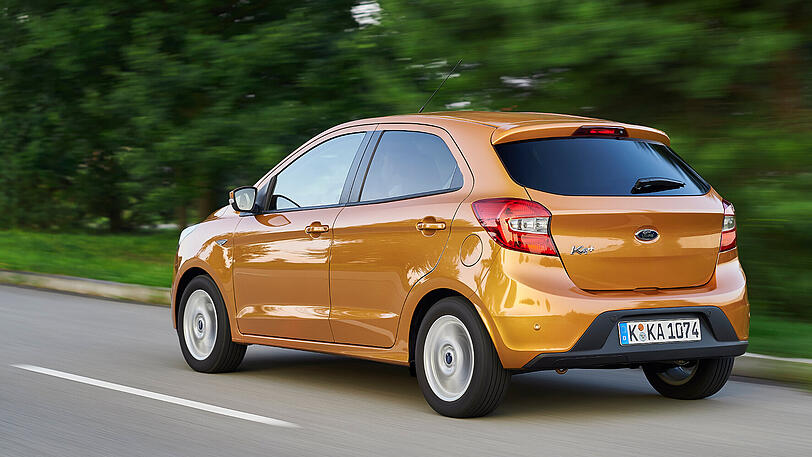 Der Ford Ka+ hat immer fünf Türen und bietet überdurchschnittlich viel Platz.