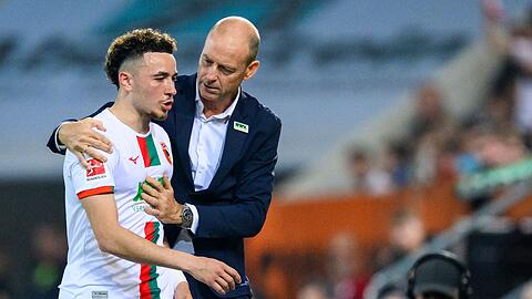 Trotz seines Wechselwunschs spielt Ruben Vargas in den Planungen von FCA-Trainer Jess Thorup weiter eine Rolle.
