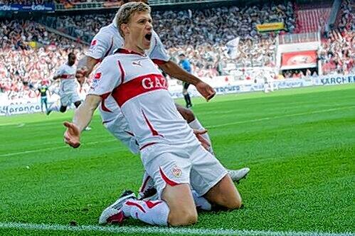 Überragend beim 7:0 gegen Gladbach: Stuttgarts dreifacher Torschütze Pawel Pogrebnjak.