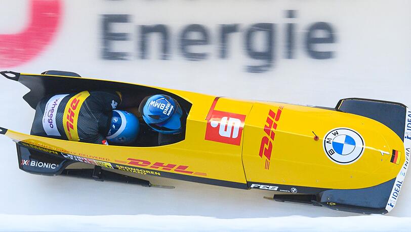 Francesco Friedrich und Thorsten Margis siegten im Zweierbob auch in Altenberg.