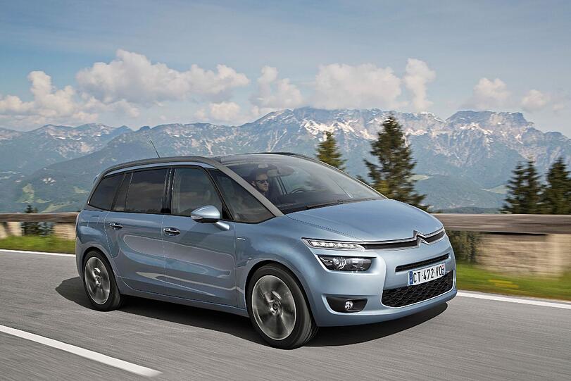 Bietet bis zu sieben Passagieren Platz: der Citroën Grand C4 Picasso. Die dritte Sitzreihe kostet allerdings Aufpreis.