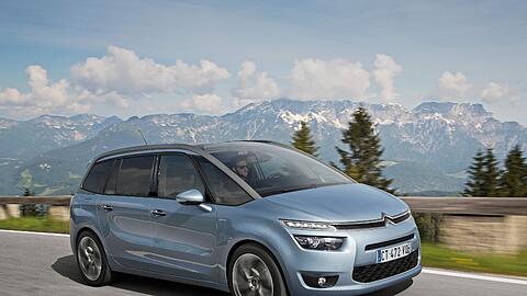 Bietet bis zu sieben Passagieren Platz: der Citroën Grand C4 Picasso. Die dritte Sitzreihe kostet allerdings Aufpreis.